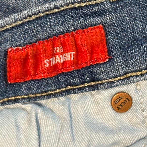 NWOT Lucky brand 223 straight jeans, 32 X 34 - Picture 8 of 8